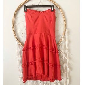 Little red dress. Size Medium